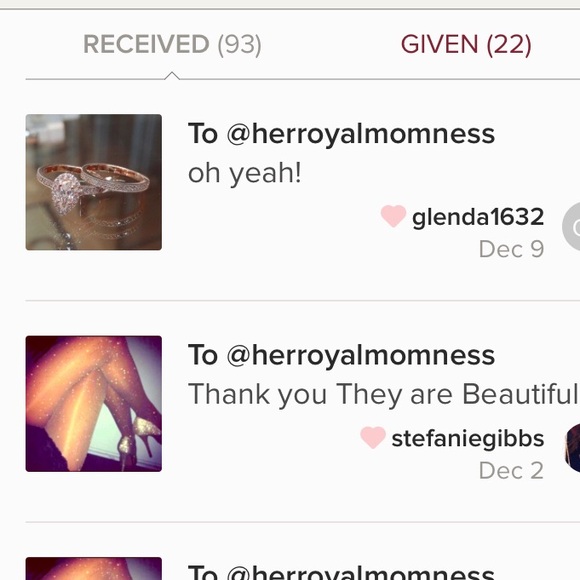 SOLD Rose Gold Tear Drop Wedding Set - Picture 8 of 8